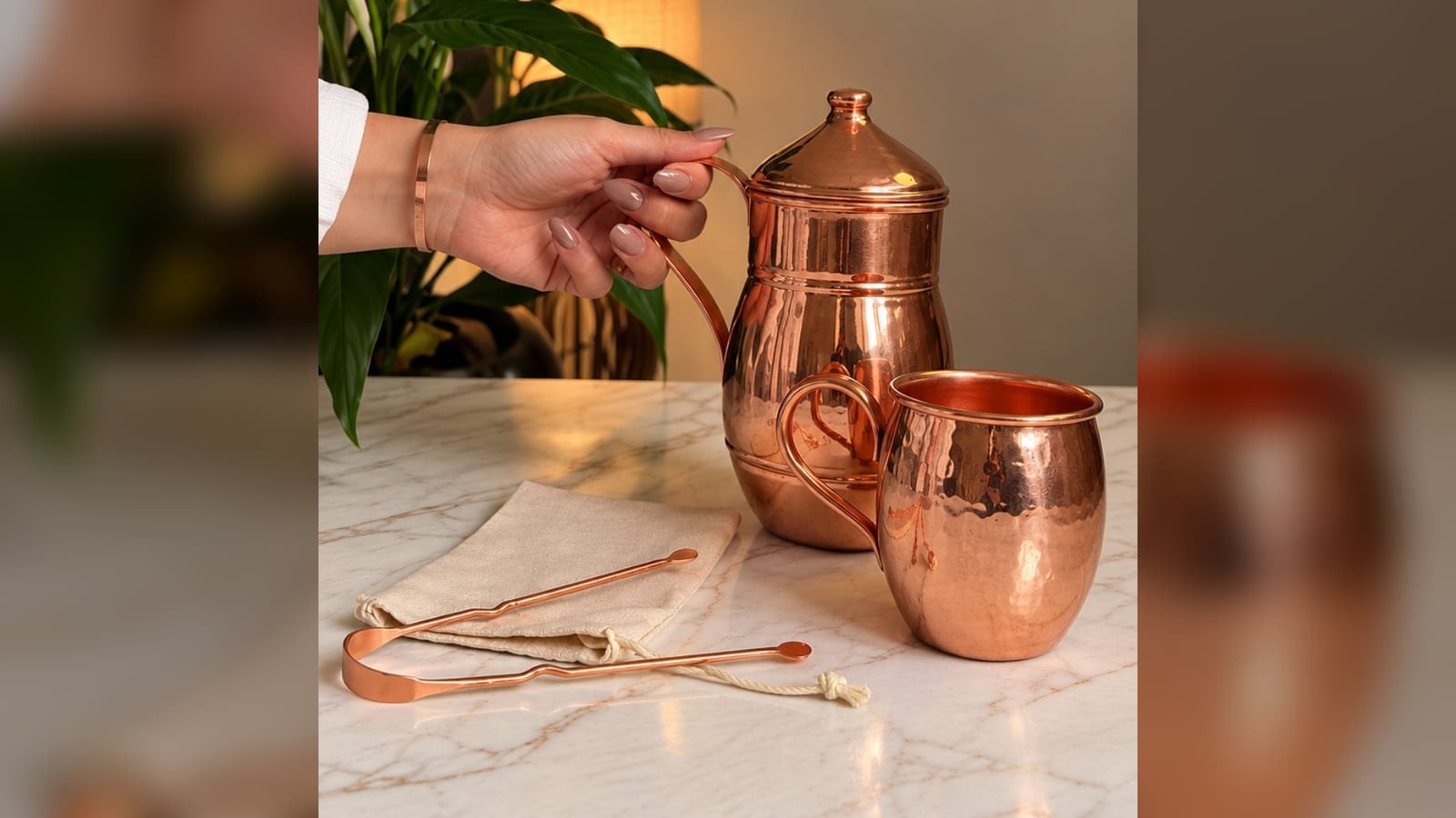 Como montar uma rotina matinal com o Kit Ayurveda de cobre puro para renovar a sua saúde